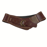 Boho Studded Belt – Rivet Buckle Style Workoutry
