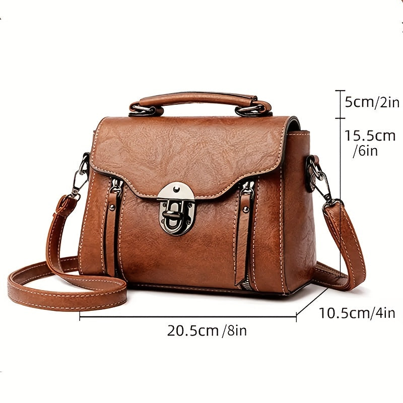 Mini PU Leather Crossbody Bag Workoutry