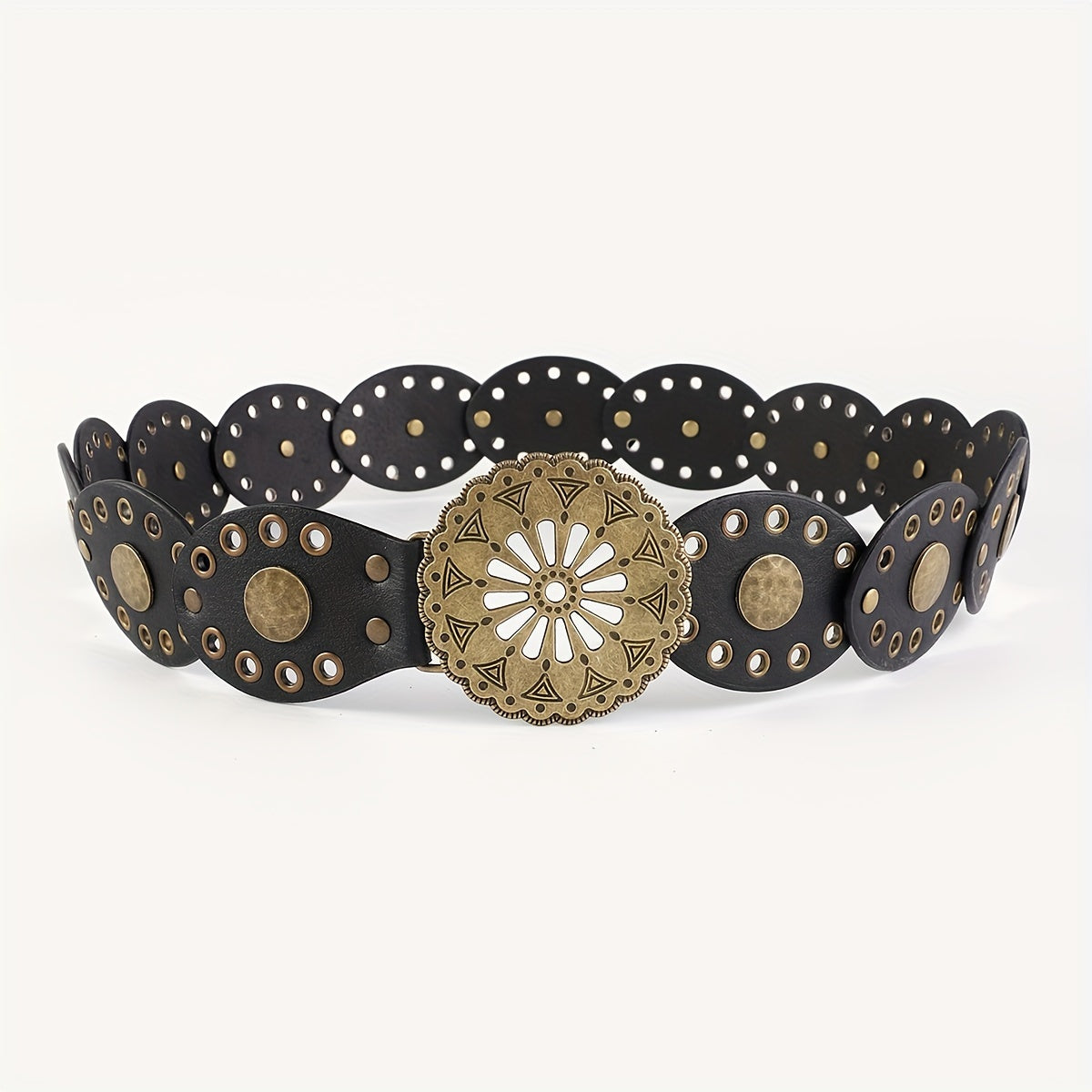Vintage Western Metal Belt Workoutry