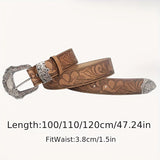 Wide PU Leather Belt – Punk Cowgirl Style Workoutry