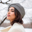 Vintage Wool Blend Beret – Checkered Elegance Workoutry