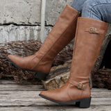 High Tube Winter Boots – Pointed Toe & Side Zip Bianca Australia