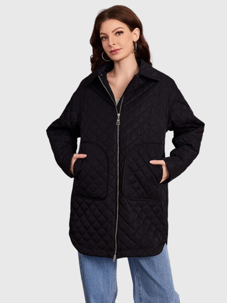 Tessa | Mid-Length Hooded Puffer Coat Bianca Australia