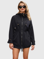 Elyna | Casual Hooded Windbreaker Coat Bianca Australia