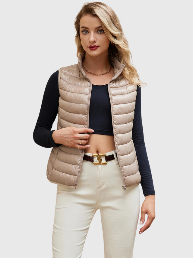 Lina | Ultra-Light Down Quilted Vest Bianca Australia