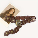 Vintage Western Metal Belt Workoutry