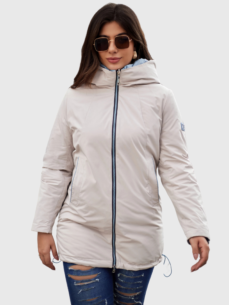 Nella | Reversible Quilted Hooded Parka Bianca Australia