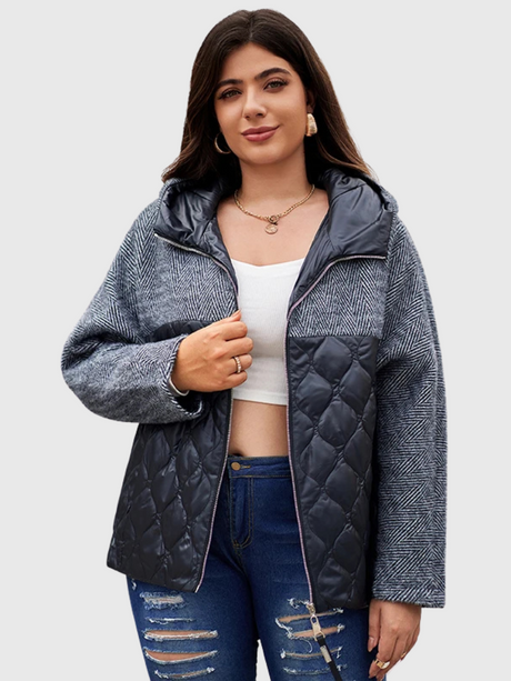 Vera | Quilted Hooded Parka – Plus Size Comfort Bianca Australia