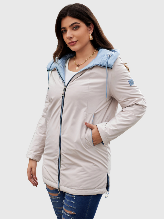 Nella | Reversible Quilted Hooded Parka Bianca Australia