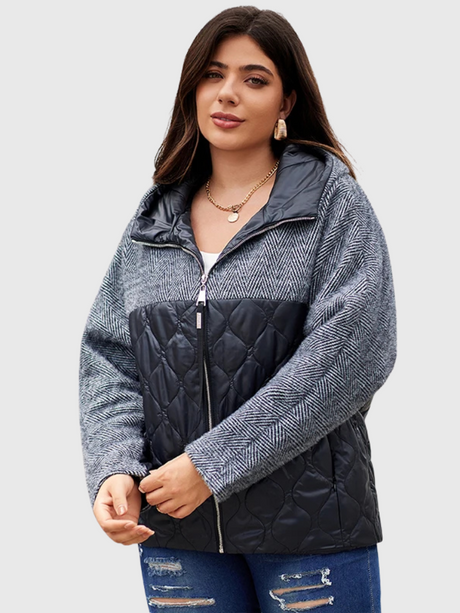 Vera | Quilted Hooded Parka – Plus Size Comfort Bianca Australia