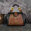 Handcrafted Vintage Embossed Leather Bag Workoutry