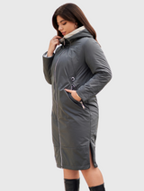 Astrid | Long Hooded Padded Parka Bianca Australia