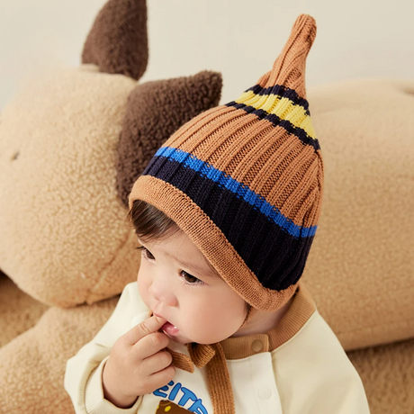Colourblock Kids Beanie with Earflaps Bianca Australia