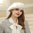 Embellished Wool Beret – Vintage Winter Chic Workoutry