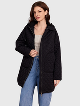 Tessa | Mid-Length Hooded Puffer Coat Bianca Australia