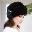 Faux Mink Fur Bucket Hat – Floral Winter Style Workoutry