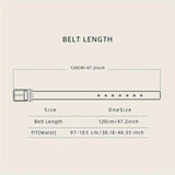 Western PU Leather Belt – Cowboy Style Workoutry