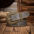 Western PU Leather Belt – Cowboy Style Workoutry