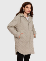 Tessa | Mid-Length Hooded Puffer Coat Bianca Australia