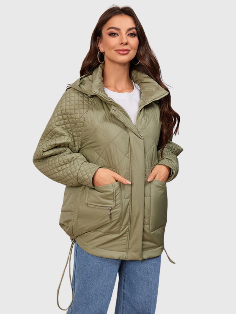 Nola | Mid-Length Cotton Puffer Jacket Bianca Australia