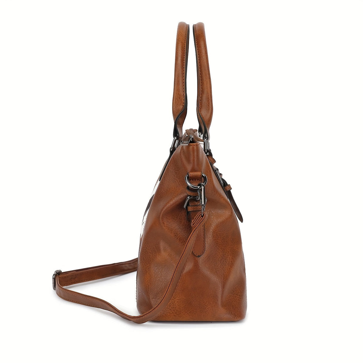 Cow Print Tote Bag – Multi-Pocket Design Workoutry