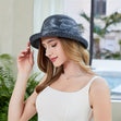 Elegant Organza Wide Brim Hat Workoutry