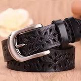 Vintage Black PU Leather Belt – Waterproof & Durable Workoutry