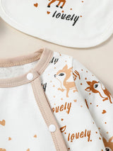 4-Piece Baby Outfit Set – Animal Print & Essentials Bianca Australia