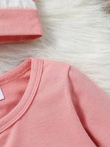 Baby Heart Romper Set – Soft 2-Piece for Girls - Bianca Australia