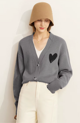 Amaya Embroidered Wool Cardigan 2