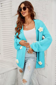 Aurora Lantern Sleeve Cardigan 3