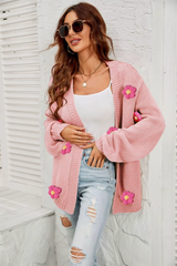 Aurora Lantern Sleeve Cardigan 4