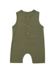 INS New Children's Jumpsuit Cotton and Linen Solid Color Newborn Crawler Unisex Bodysuit Baby Diaper Cover Bianca Australia