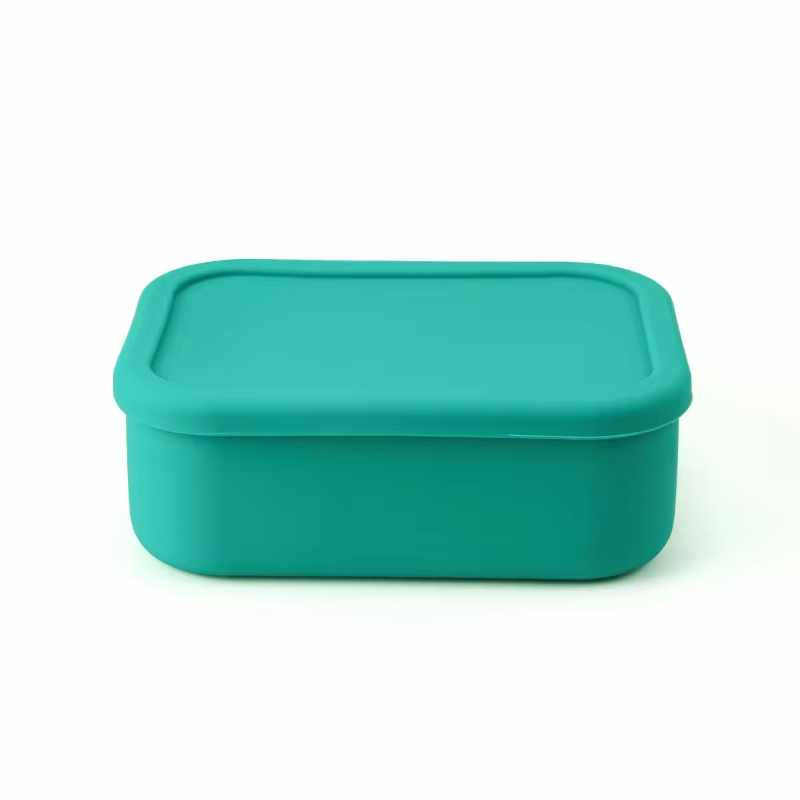 Bento Box Silicone Green