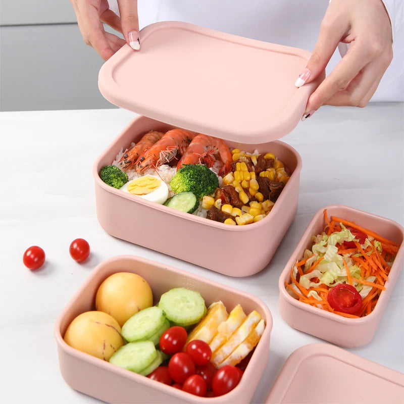 Bento Box Silicone Open