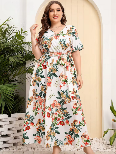 Bloom Bliss Plus Size Maxi Dress 2