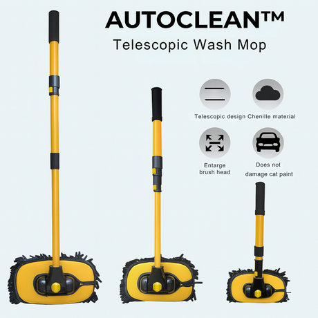 AutoClean™ Telescopic Wash Mop Bianca Australia