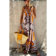 Boho Ethnic Print Maxi Dress – Flowy & Vibrant Style 1