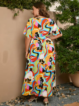 Boho Floral Maxi Dress 5
