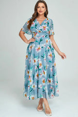 Boho Vintage Floral Maxi Dress 1