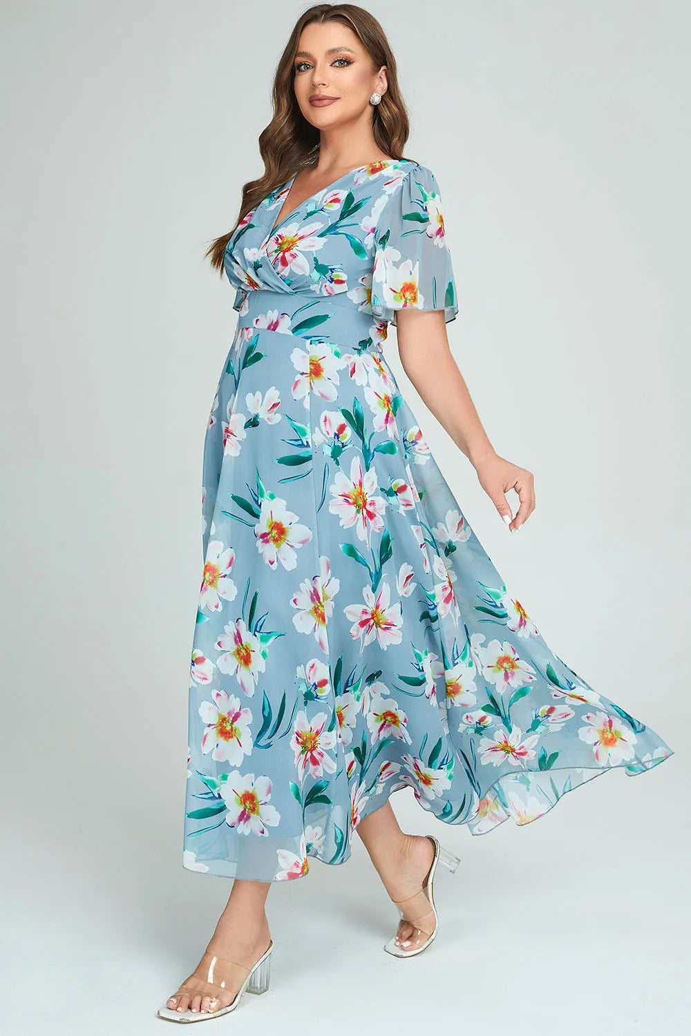 Boho Vintage Floral Maxi Dress Bianca Australia