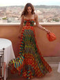 Casual Printed Long Dress