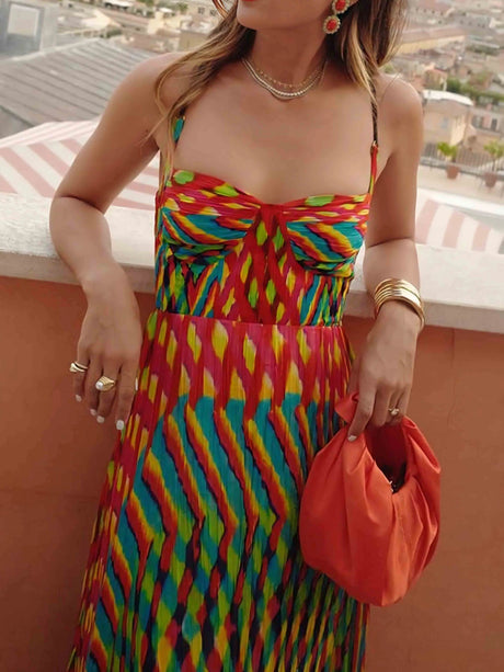 Casual Printed Long Dress 1