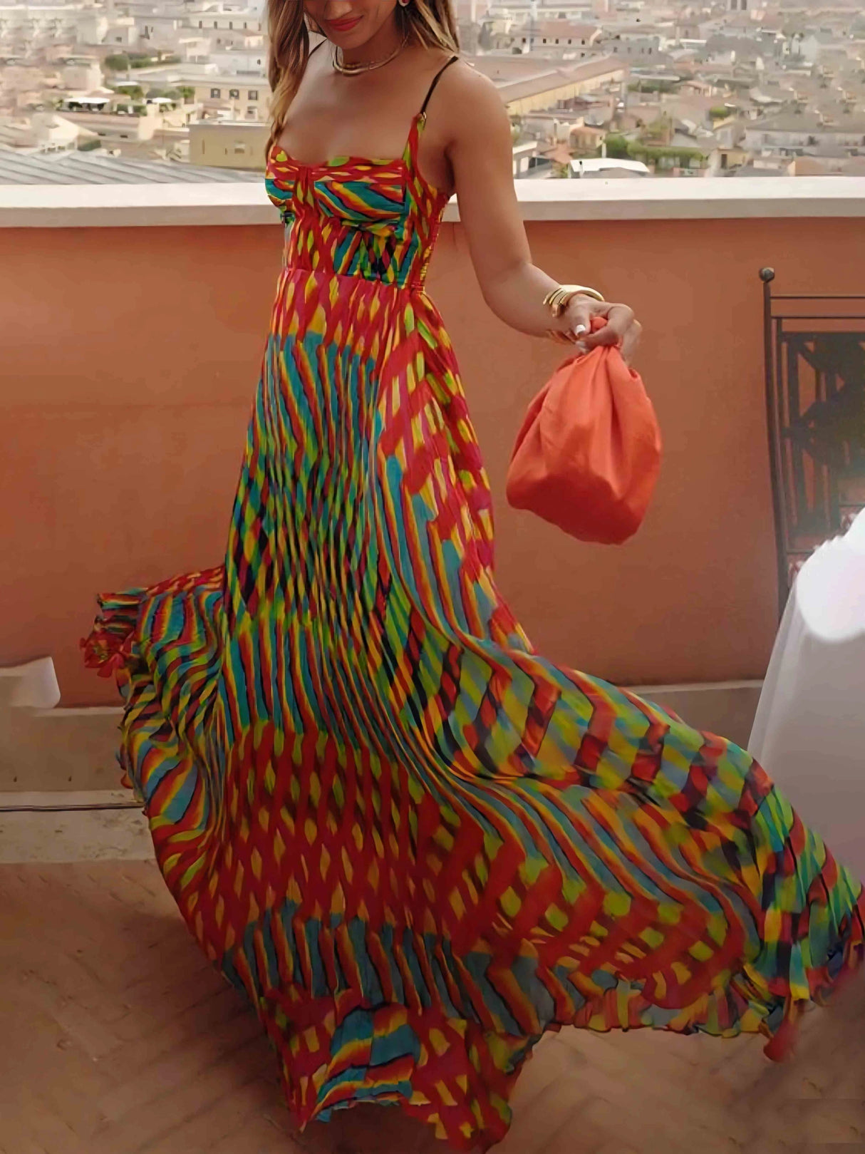 Casual Printed Long Dress 2