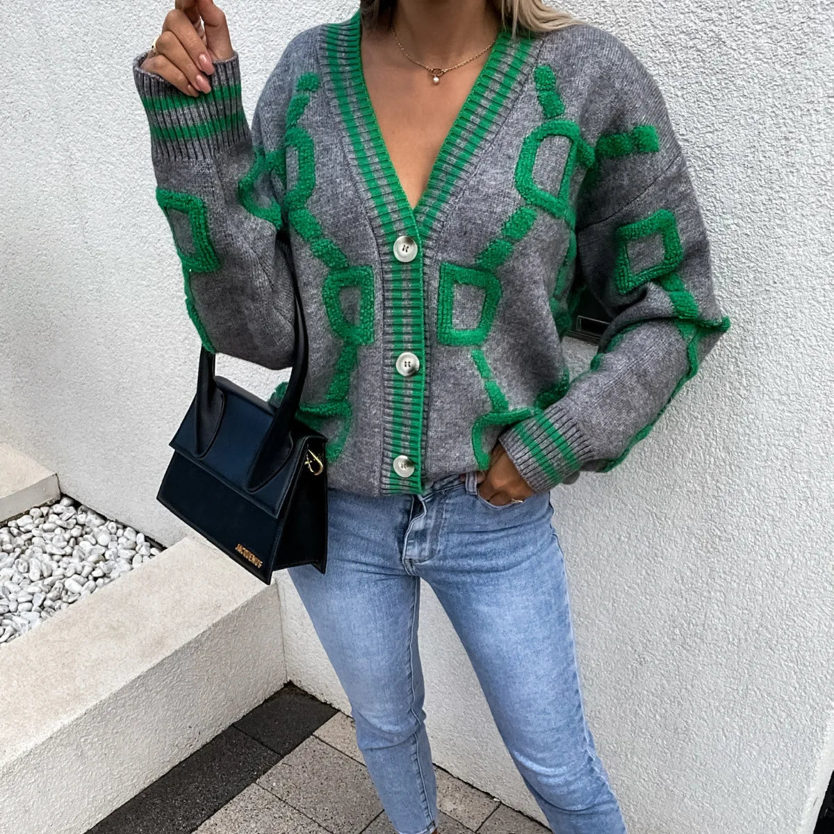 Celeste Embroidered Knit Cardigan 3