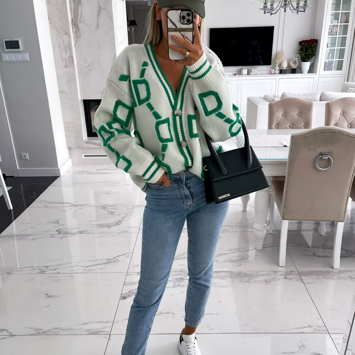 Celeste Embroidered Knit Cardigan 4