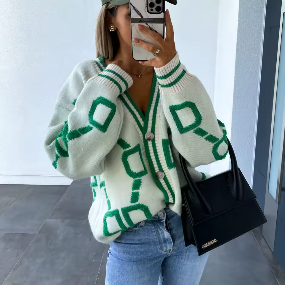 Celeste Embroidered Knit Cardigan 5