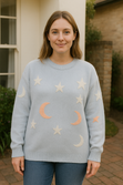 Lea | Cute Print Sweater Oversize Bianca Australia