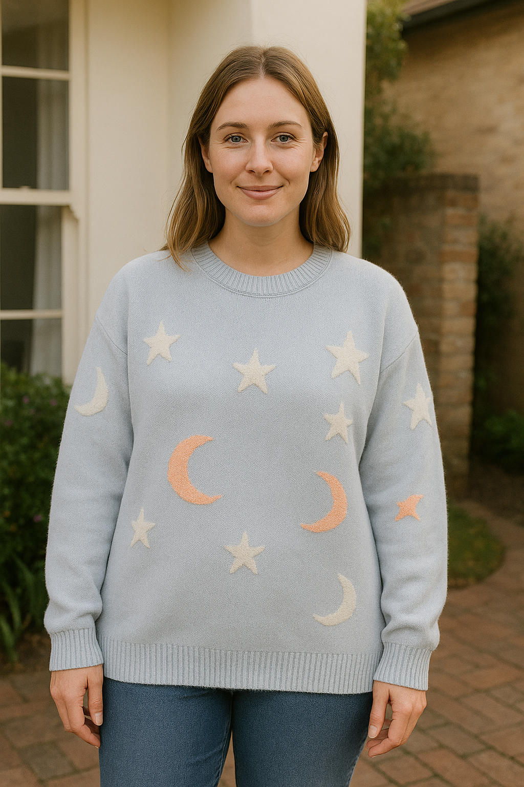 Lea | Cute Print Sweater Oversize Bianca Australia