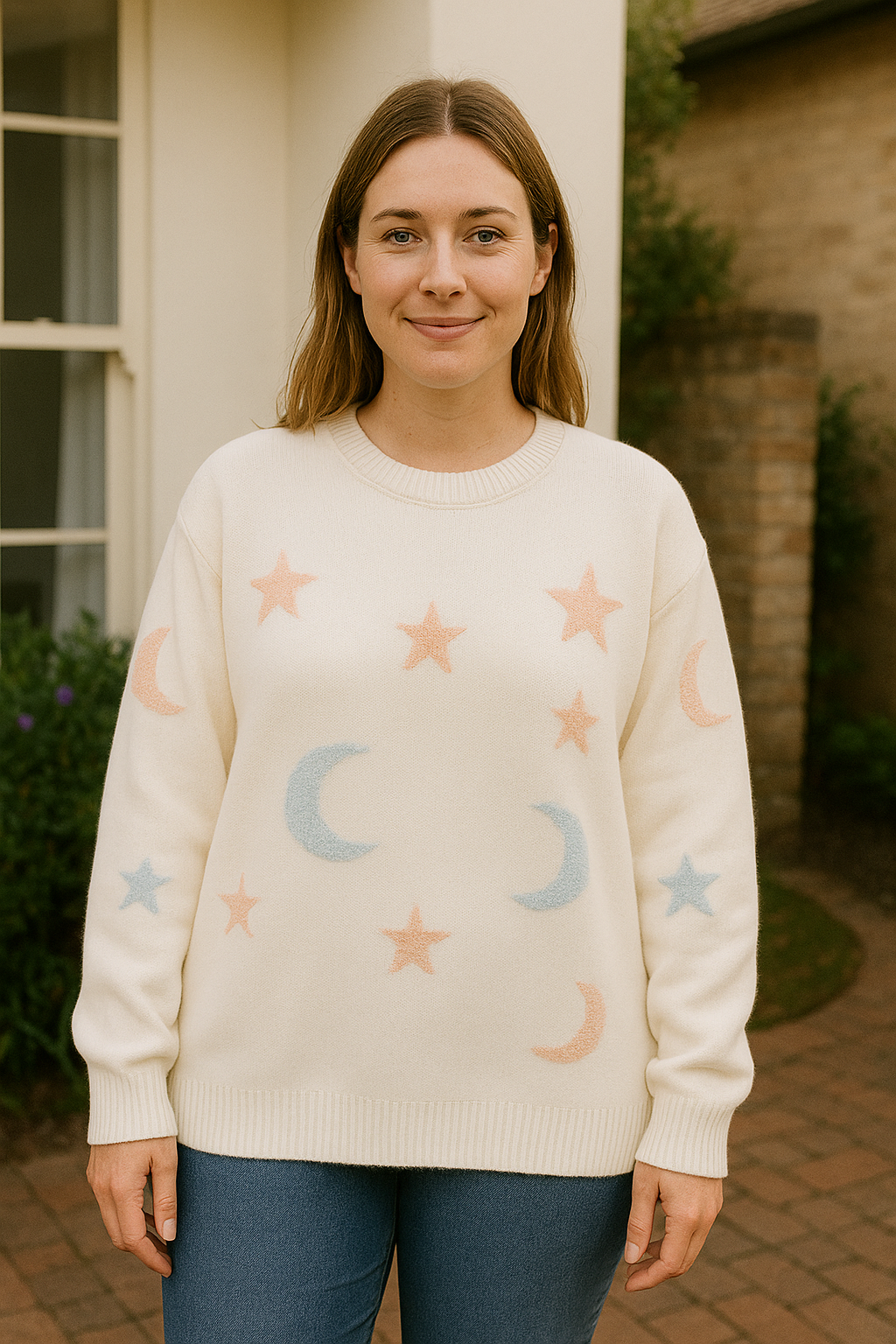 Lea | Cute Print Sweater Oversize Bianca Australia